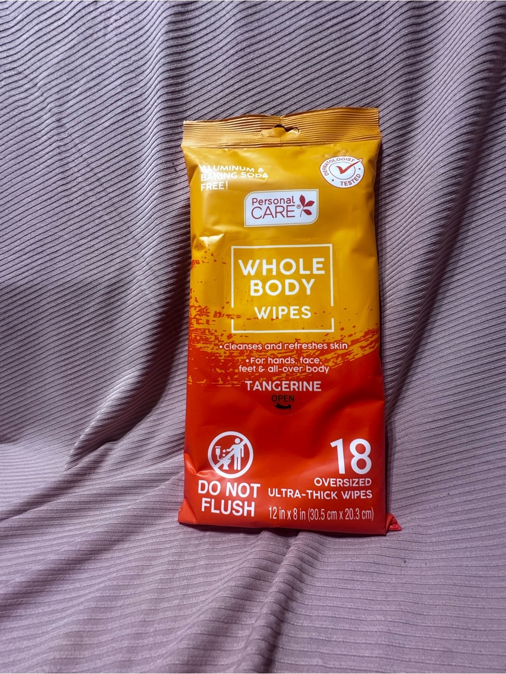 Persona Tangerine Whole Body Wipes - Orange/Yellow Pack